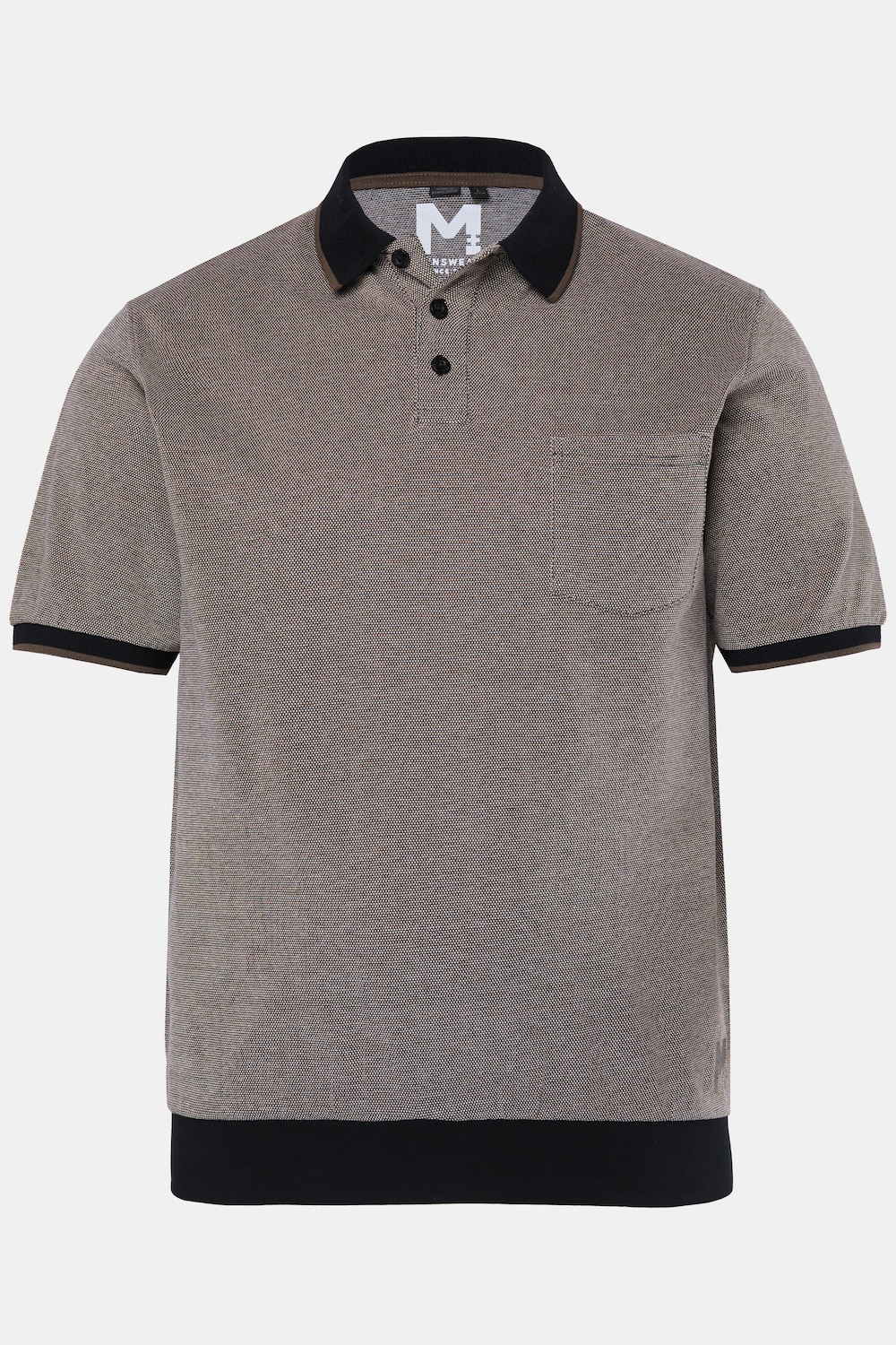 Poloshirt, Halbarm, Bauchfit, Piqué, bis 8 XL