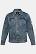 JP 1880 Jeansjacke, skulderbadge og 4 lommer, op til str. 8XL