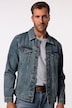 JP 1880 Jeansjacke, skulderbadge og 4 lommer, op til str. 8XL