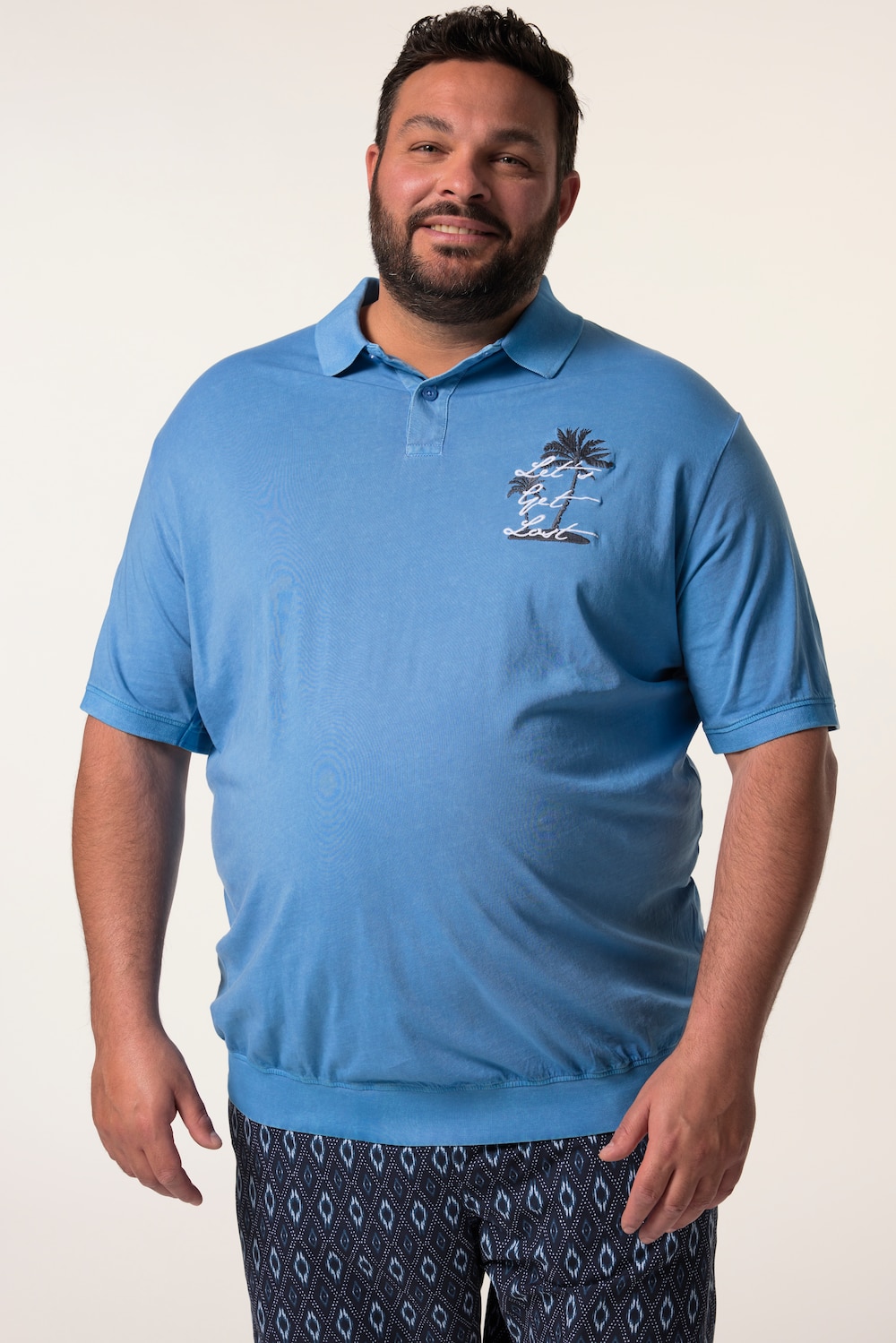 Men+ Poloshirt, korte mouw, buikvriendelijk, vintage look, tot 8 XL