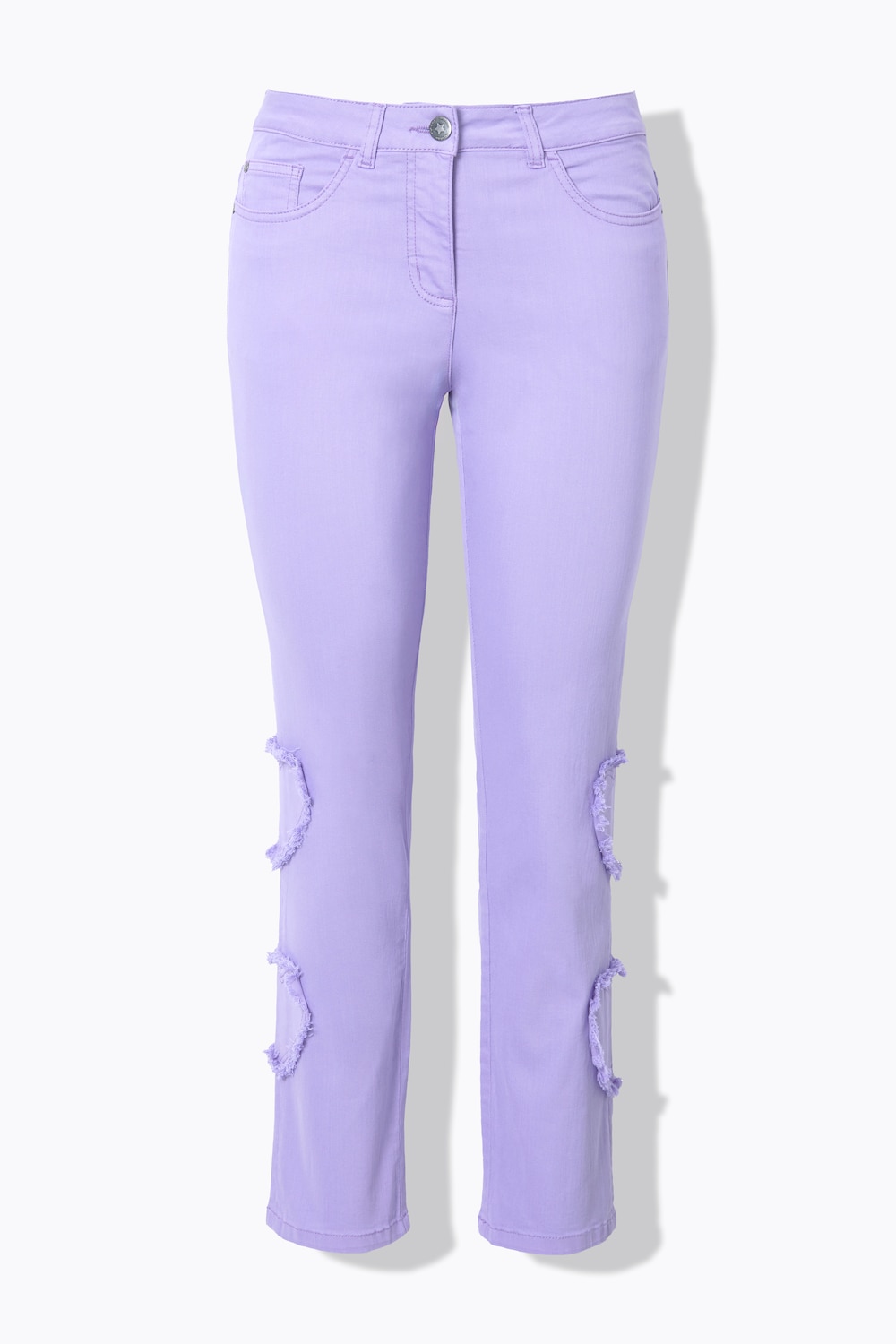 Stora storlekar Jeans, Dam, lila, storlek: 42, Bomull, Angel of Style