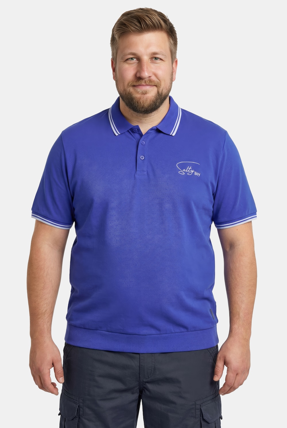 Men+ Poloshirt, Halbarm, Piqué, Stickerei, bis 8 XL