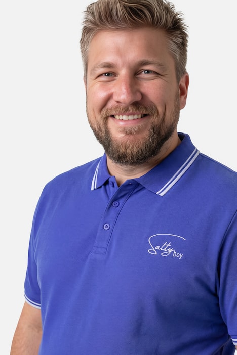 Men+ Poloshirt, Halbarm, Piqué, Stickerei, bis 8 XL