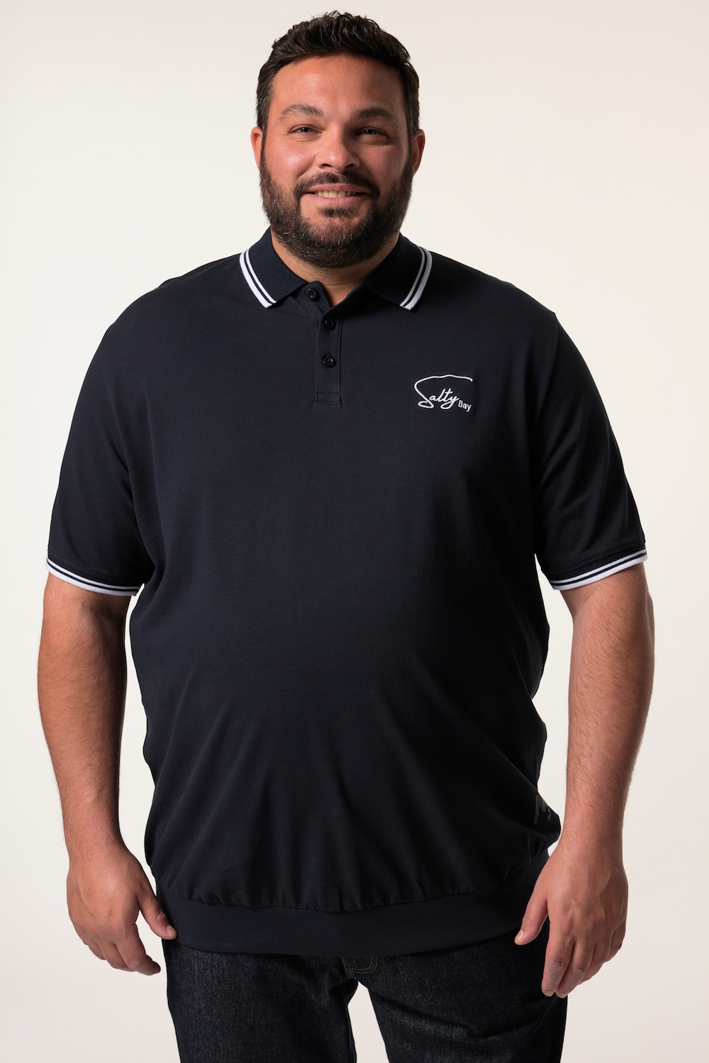 Men+ Poloshirt, Halbarm, Piqué, Stickerei, bis 8 XL