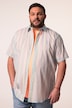 Men+ Gestreept overhemd, korte mouw, Kentkraag, comfort fit, tot 8 XL