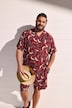 Viskose-Hemd, Halbarm, Cubakragen, Cuba Fit, bis 8 XL