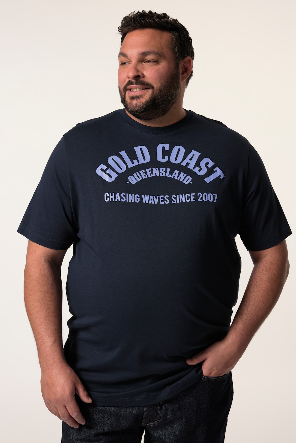 Men+ T-Shirt, Halbarm, Print, Rundhals, bis 8 XL