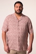 Men+ overhemd van viscose, korte mouwen, Cubaanse kraag, Cubaanse fit, tot 8XL