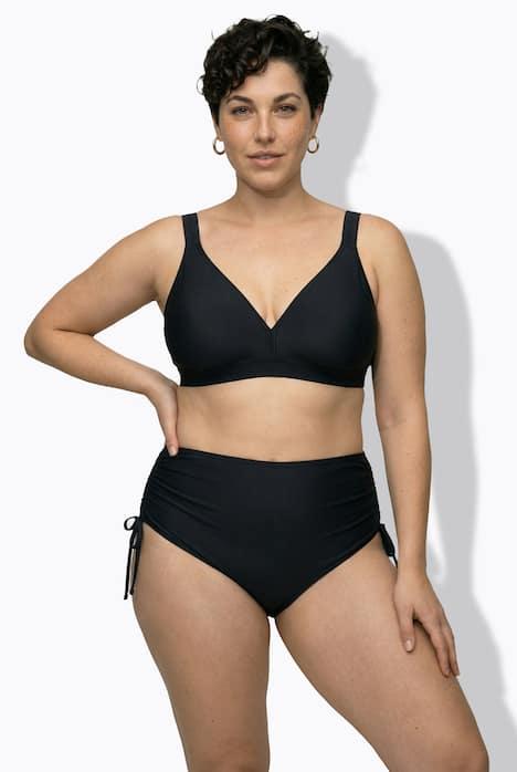 Bikini-Top, ohne Softcups, Komplettfutter, recycelt