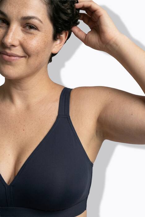 Bikini-Top, ohne Softcups, Komplettfutter, recycelt