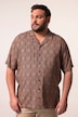 Men+ overhemd van viscose, korte mouwen, Cubaanse kraag, Cubaanse fit, tot 8XL