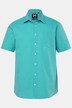 geruit overhemd, korte mouw, kentkraag, seersucker, comfort fit, tot 8XL