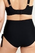 Bikini-Slip, Raffband, Vorderfutter