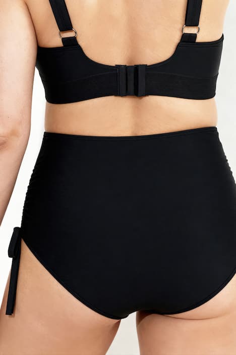 figi od bikini, marszczona taśma, wypełnienie z przodu