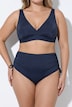 Bikini-Slip, Raffband, Vorderfutter
