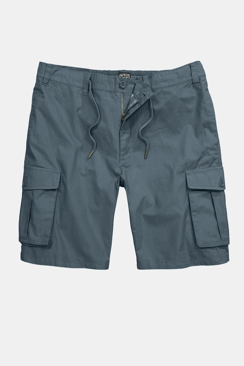 STHUGE Cargo-Bermuda, Loose Fit, Ribstop, Elastikbund, bis 72