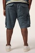 Bermuda cargo STHUGE en Ripstop, taille élastique, coupe Loose Fit - jusqu'à la taille 74
