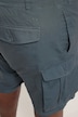 Bermuda cargo STHUGE en Ripstop, taille élastique, coupe Loose Fit - jusqu'à la taille 74