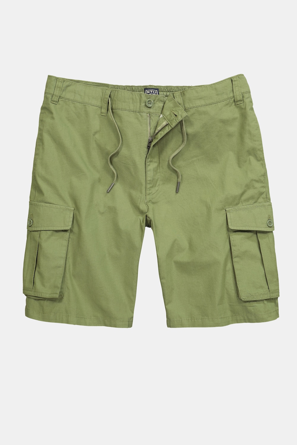 STHUGE Cargo-Bermuda, Loose Fit, Ribstop, Elastikbund, bis 72
