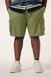Bermuda cargo STHUGE en Ripstop, taille élastique, coupe Loose Fit - jusqu'à la taille 74