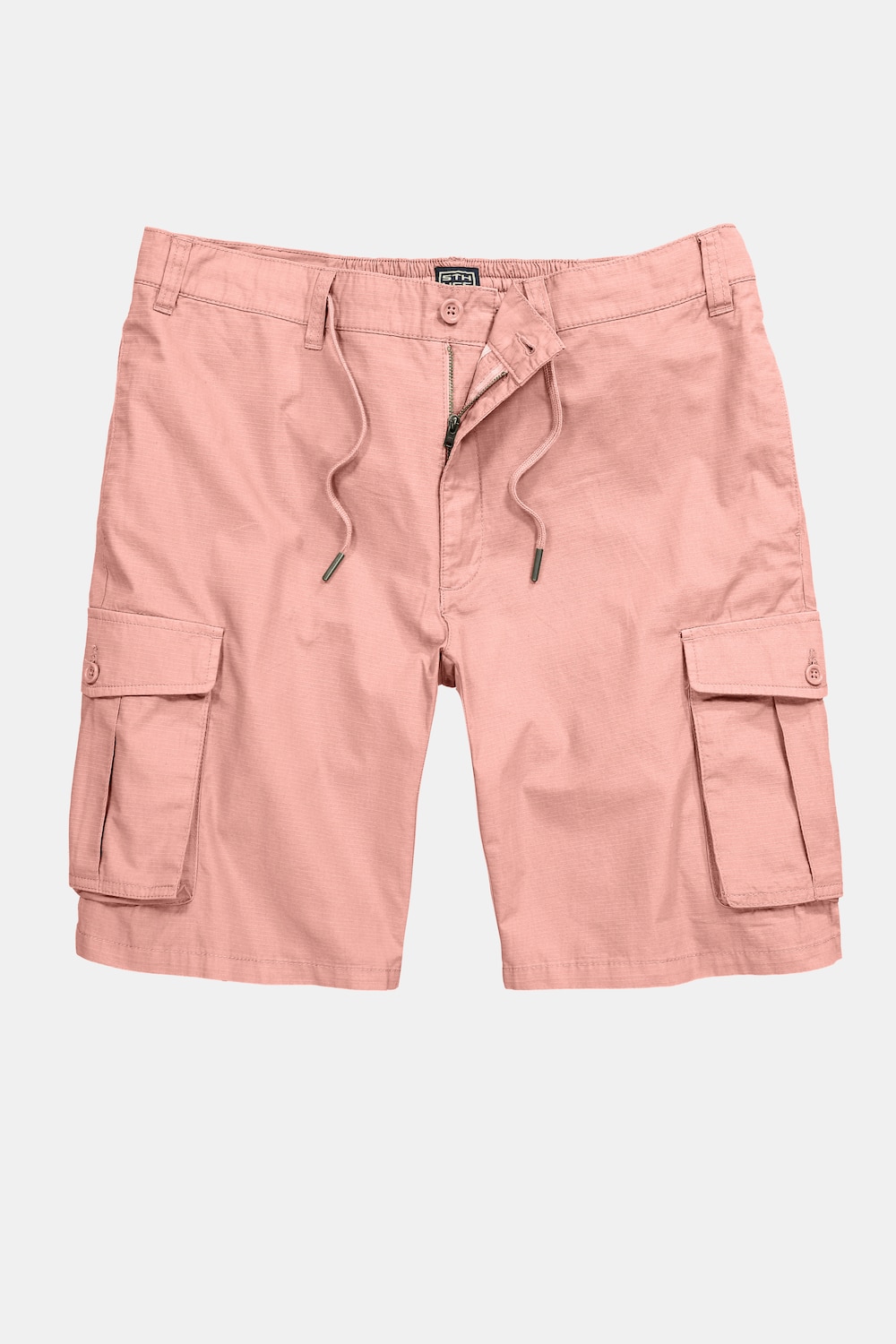 STHUGE Cargo-Bermuda, Loose Fit, Ribstop, Elastikbund, bis 72