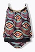 Tankini, softcups, elastisk kant, justerbare stropper