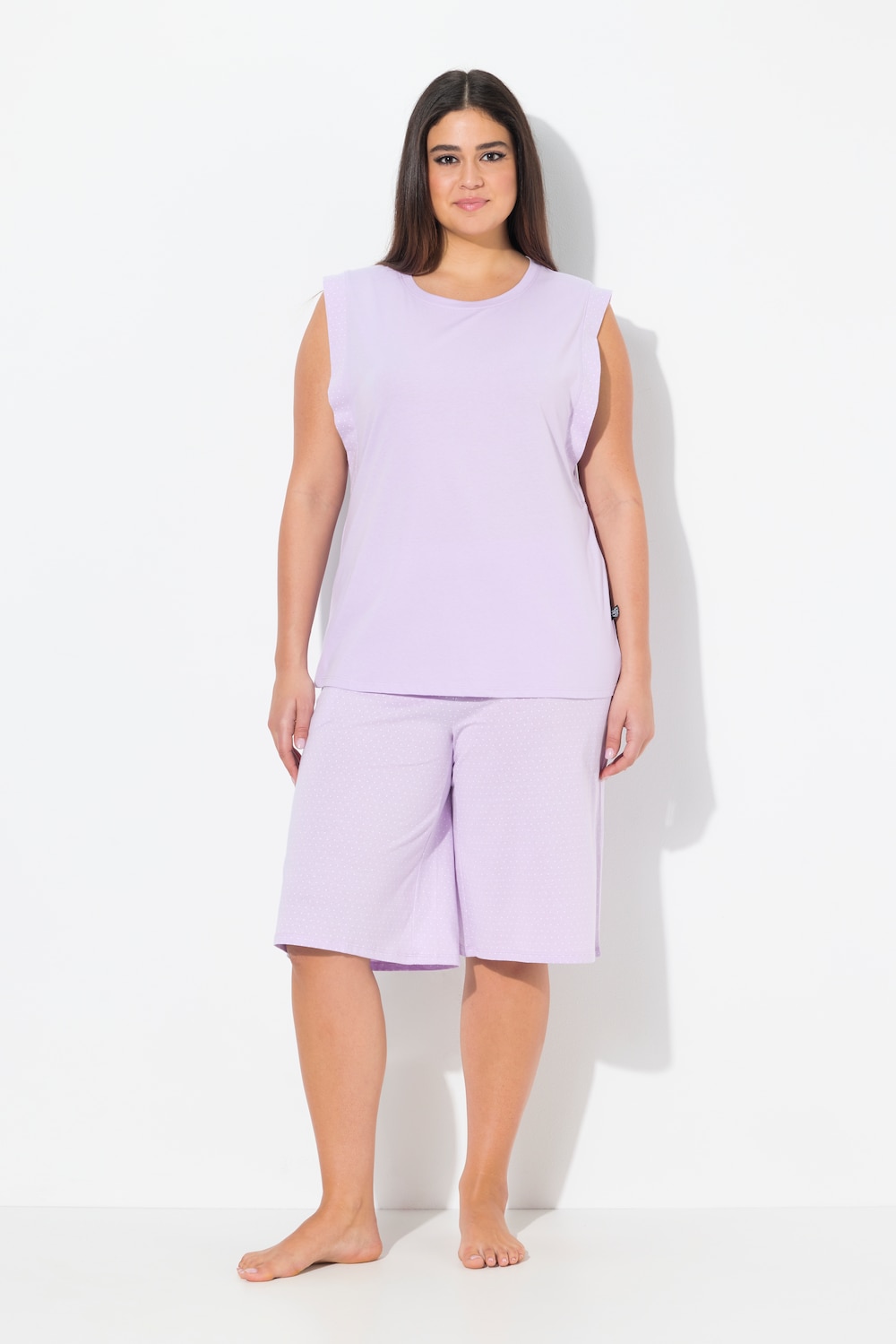 Große Größen Shorty, Damen, lila, Größe: 46/48, Baumwolle, Ulla Popken