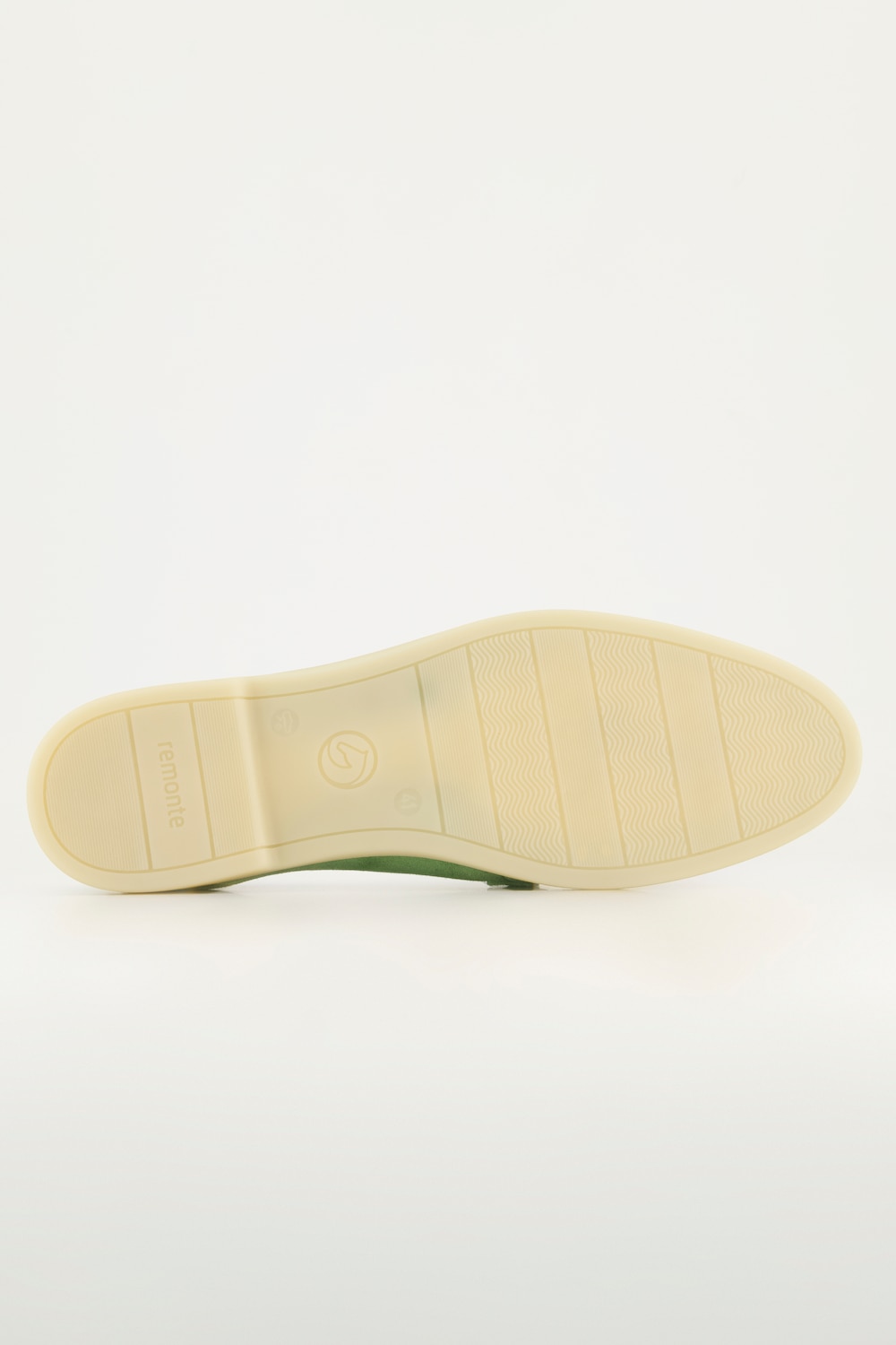 Stora storlekar Skinnloafers, Dam, grön, storlek: 45, Läder/Annat, Ulla Popken