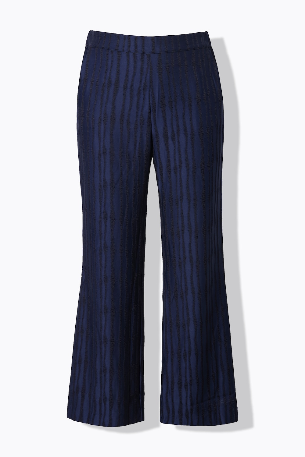 Stora storlekar Byxa, Dam, blå, storlek: 44, Viskos/Polyester, Ulla Popken
