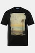 Men+ T-shirt, korte mouw, buikvriendelijk, print, ronde hals, tot 8 XL