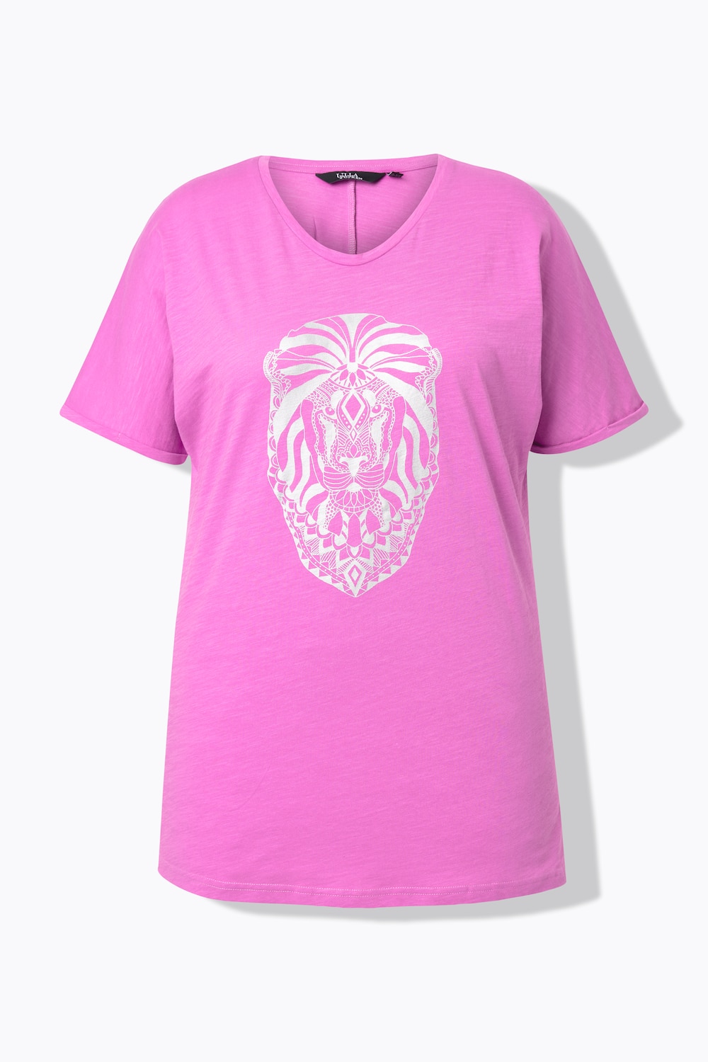 Stora storlekar T-shirt, Dam, rosa, storlek: 42/44, Bomull, Ulla Popken