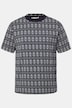 Men+ T-shirt, korte mouw, all-over print, ronde hals, tot 8 XL