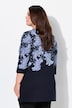 Longshirt, bedruckt, A-Linie, Tunika-Ausschnitt, 3/4-Arm