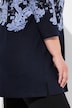 Longshirt, bedruckt, A-Linie, Tunika-Ausschnitt, 3/4-Arm