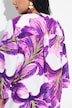 jakke, blomster, V-udskæring, 3/4-ærmer