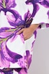 jakke, blomster, V-udskæring, 3/4-ærmer