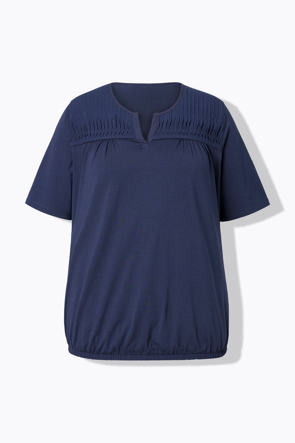 Stora storlekar T-shirt, Dam, blå, storlek: 46/48, Bomull/Polyester, Ulla Popken