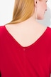 Maxi-jurk, drapering, siergespen, klokmouwen
