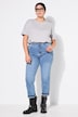 5-pocket embroidered side stripe mom jeans
