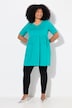V-Neck Empire Knit Short sleeve A-line Swing Tunic