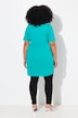 V-Neck Empire Knit Short sleeve A-line Swing Tunic