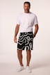 Bermuda JP 1880 à taille élastique, imprimé all-over - jusqu'au 8 XL