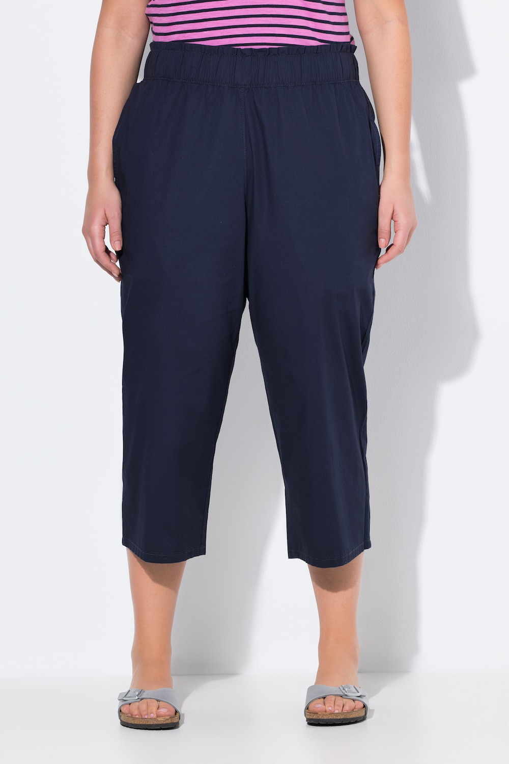 Große Größen Culotte Rose, Damen, blau, Größe: 46/48, Baumwolle, Ulla Popken