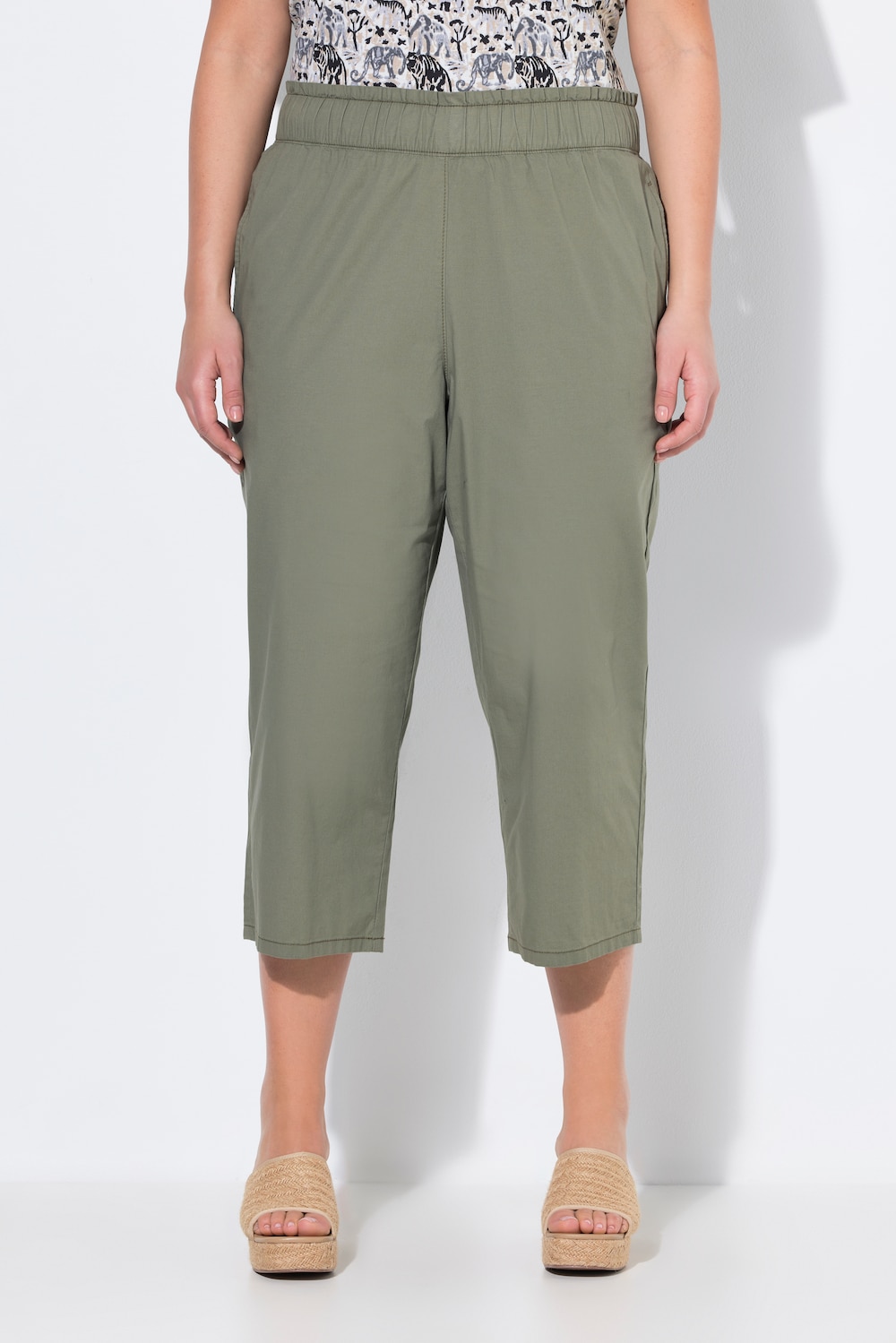 Thumbnail - Große Größen Culotte Rose, Damen, braun, Größe: 58/60, Baumwolle, Ulla Popken