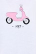 T-shirt, Vespa, V-udskæring, Classic, korte ærmer