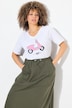 T-shirt, Vespa, V-udskæring, Classic, korte ærmer