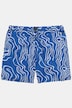 Bermuda JP 1880 à taille élastique, imprimé all-over - jusqu'au 8 XL