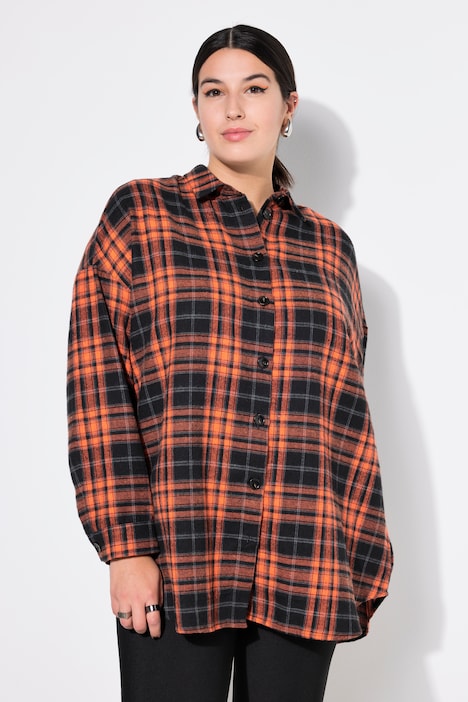 Oversized Plaid Shirt