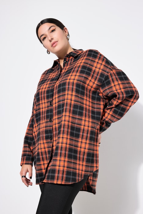 Oversized Plaid Shirt