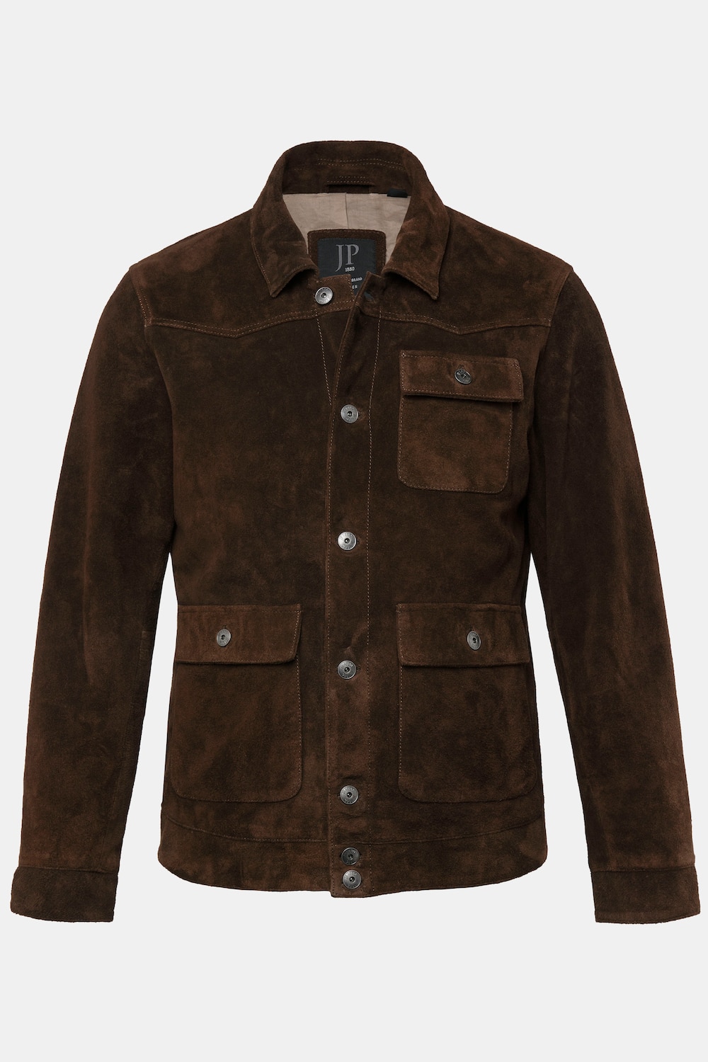 JP 1880 Lederjacke, Leder, Veloursleder, Hemdkragen, bis 7 XL